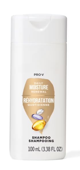 Daily Moisture Renewal Shampoo for All Hair Types, Hydrating Pro-Vitamin Formula, 3.38 fl oz