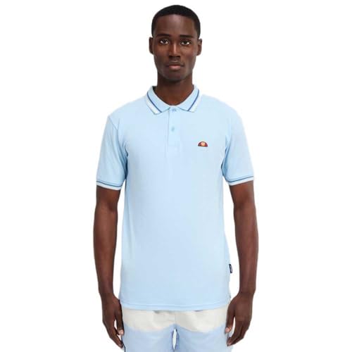 Image of Ellesse Rooks Short Sleeve Polo M Light Blue