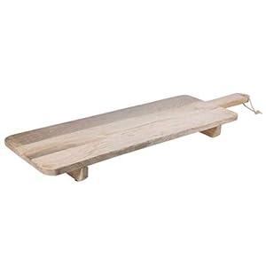 Spetebo XXL houten serveerplank massief – 100×30 cm – kaasplank tapas plank serveerplaat