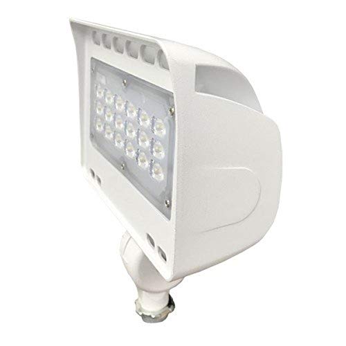 Image of Morris 71340 LED ECO-Floodlight with 1 /2 inch Knuckle, 31W, 3000 K, 2275 lm, 120-277V, White