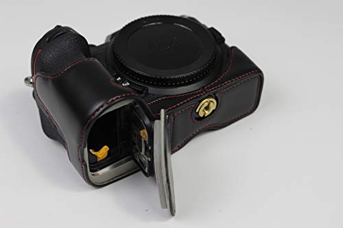 Funda semirígida de cuero para cámara Nikon Z5 Z6 Z7 miniatura 3