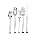 Mikasa Rockford 20-Piece 18/10 Stainless Steel Flatware Set, Service for 4, Silver