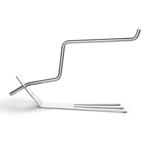 PoulTree Rod & Foot Rest Roaster – Chicken Roasting Rod for Juicy Meat & Crispy Skin – for Grill, Oven & Smoker – Rotisserie-Style Without Spinning – Convection Cooking Made Easy - Foot Rest Included