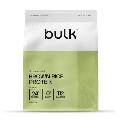 Bulk Brown Rice Protein Powder, Vegan Protein Shake, Unflavoured, 2.5 kg
