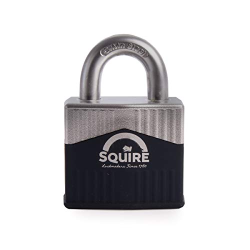Henry Squire & Sons hsqw55 55 mm Warrior Alta Seguridad Candado (grillete Abierto), Color Azul