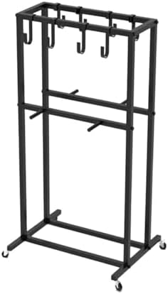 Freestanding Skateboard Storage Rack with Wheels - Holds 4-10 Boards, 50kg Capacity, Durable Sports Equipment Stand for Organizing Skateboards and Gear