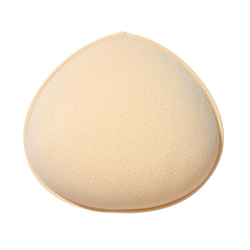 Polreta Foam Latex Mastectomy Breast Forms Triangle Breast Prosthesis for Mastectomy Bra Breathable Breast Insert Pads(1 Piece)
