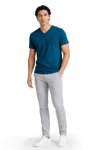 Image of U.S. Polo Assn. Men's Solid V‑Neck T-Shirt