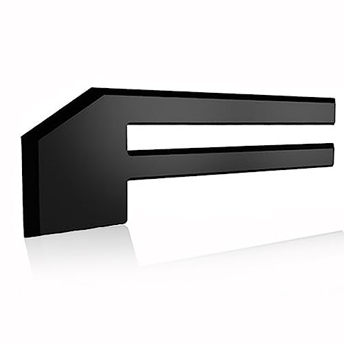Tailgate Insert Letters Rear Emblems, Plastic Inserts With 3M Adhesive 3D Raised Backing Replacement For 2020 2019 2018 Car Letter Decal （Matte Black） #TOP1