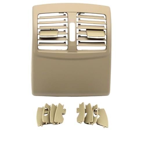 Car Sedan Rear AC Air Vent Grille Outlet Outer Cover Panel Compatible With Mercedes Benz W212 E Class E200 E260 E280 E300 2009 2010 2011(Standard Model Beige)