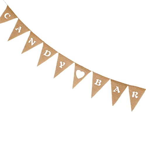 Bauernmarkt Girlande Aus Jute - 2.2m Banner Mit Gemüse-Motiven