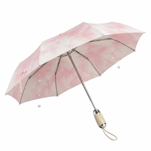 Image of HomeCloud Magic Umbrella Windproof, Sunproof & Rainproof with Sturdy Steel Shaft & Wrist Straps | Secret Blossoms Occur with Water Magic Print | Easy to Hold & Carry | Umbrella for Women, Men & Kids
