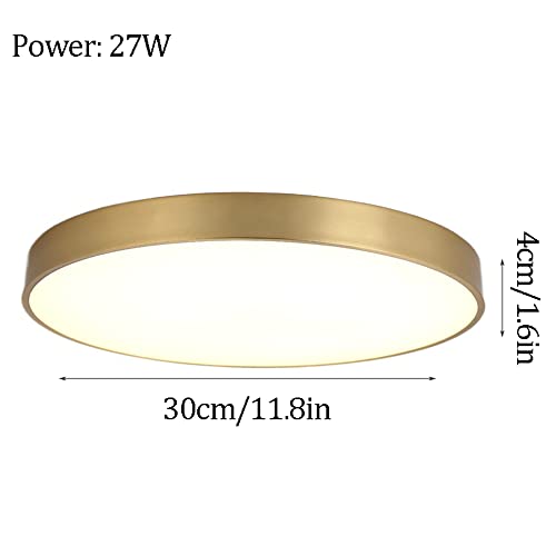 Plafón LED de techo con tres colores de luz Dere 11,8" 8