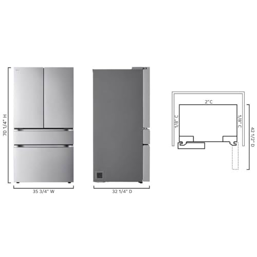LG LF26C8210S French Door, Stainless Steel on Fridge.com