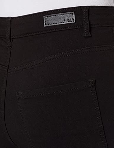 PIECES dames Flanellen broek Pchighskin Flared Pant Blc Noos Bc - Afbeelding 6