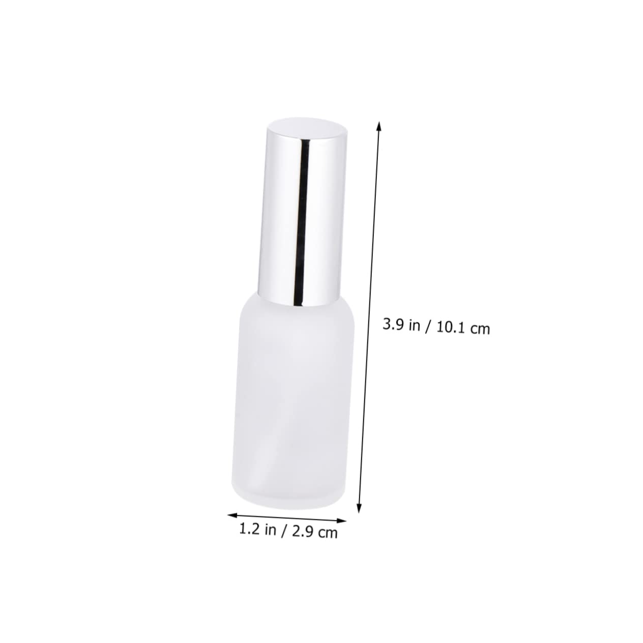 Bottiglia Spray in Vetro Opaco 20ml, Set 9 Pezzi Bianco