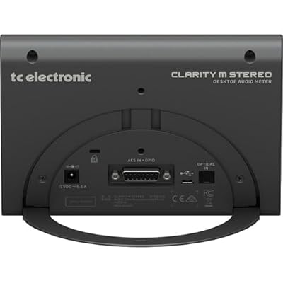 TC Electronic CLARITY M STEREO Stereo Audio Meter with 7 High Resolution Display and USB Connection for Plug-In Metering