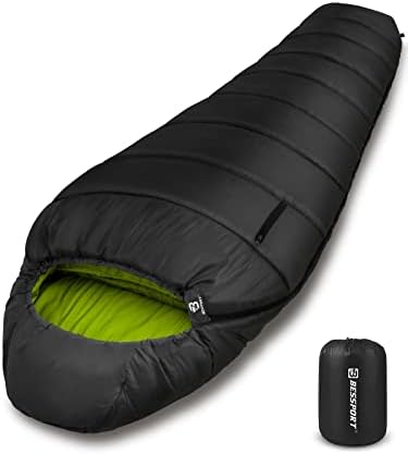 Bild 21 - Bessport Schlafsack -10 ℃ - 15 ℃ 4 Jahreszeiten Winter Mumienschlafsack Wasserabweisend Schlafsack für Reise Zelten Camping Outdoor Camping oder Indoor