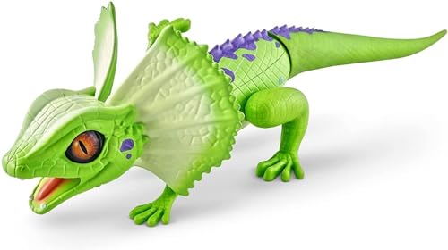 Lagarto robótico Robo Alive con movimiento rápido de cuello exótico verde