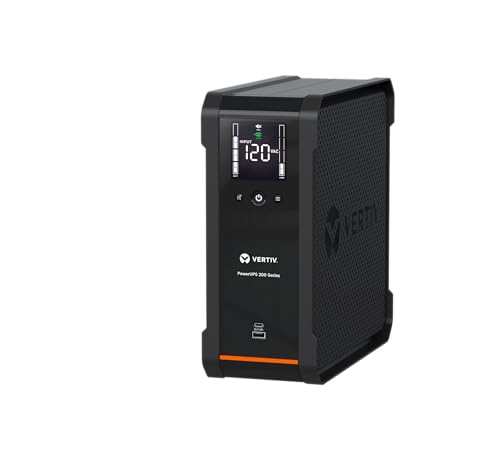 Vertiv Liebert PowerUPS 200, PSA6-1350LVT, Line Interactive UPS 1350VA/850W, Battery Backup & Surge...