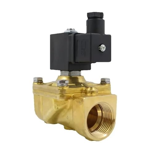 Électrovanne corps en laiton NF 2/2 voies à double alimentation 24V et 12V