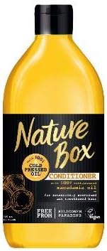 Nature Box Conditioner - for Instant Hydration, with 100% Cold Pressed Macadamia Oil, 13 Ounce
