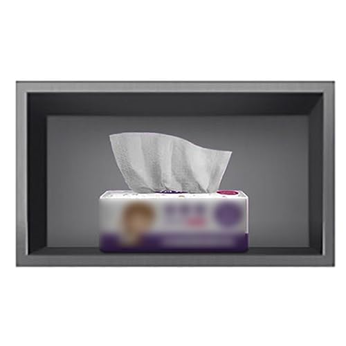 Étagère de douche encastrée en acier inoxydable pour rangement mural de salle de bain