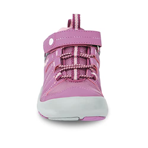 I78 Low Top Kids Boys Girls Sport Hiking Shoes Breathable Synthetic Leather Sneakers Non-Slip Lightweight For Outdoor Running Trekking Trail Walking(Deep Pink,Numeric_1) #TOP3