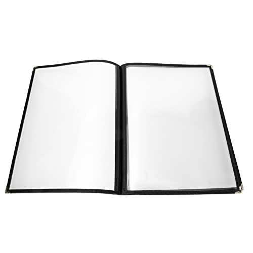 CHILDWEET Menu Recipe Menu Book Cover Restaurant Menu Covers Recipe Folders Fold Menu Cover List Paper Insert A4 Menu Covers Clear Binder Drink Menu Coffee Bar Accessories PVC