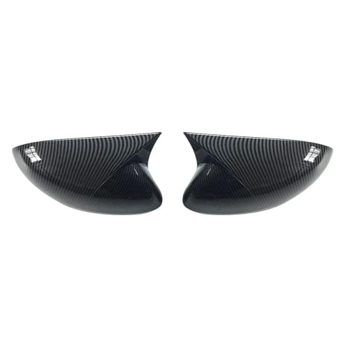 Coques rétroviseur voiture carbone autocollant couverture rétroviseur latéral
