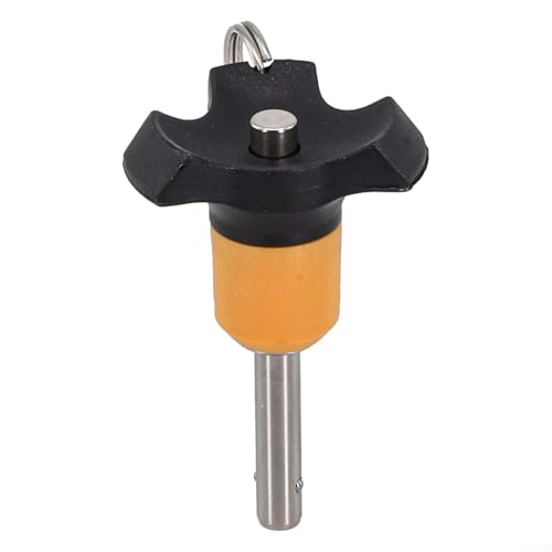 Goupille de verrouillage à boule autobloquante pour libération rapide – Goupille de détente en acier inoxydable avec bouton poussoir, diamètre 6 mm/8 mm, longueur de serrage 10-5 (6 mm-VCN120-6-20)