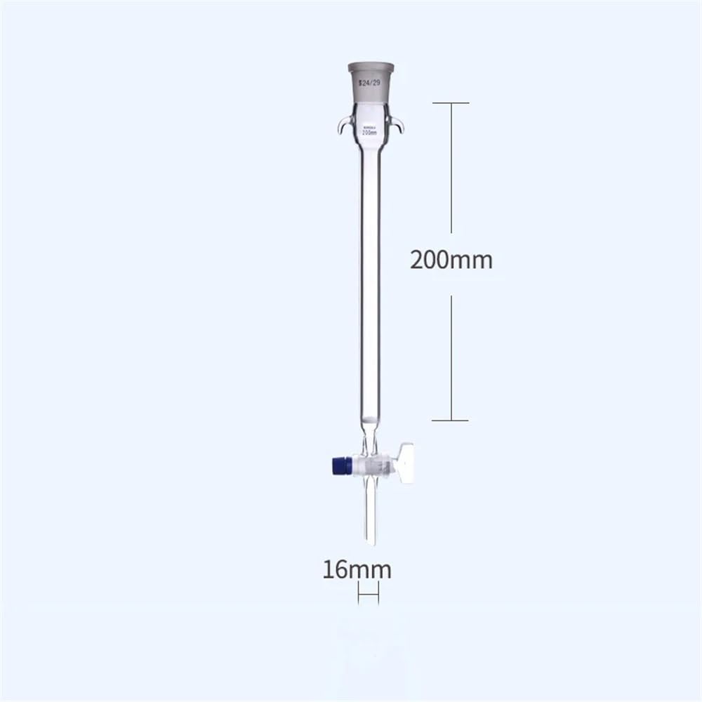 Sprzęt laboratoryjny Sprzęt laboratoryjny Średnica 24# Szklana kolumna rdzeniowa z piaskiem ze szklanym tłokiem 16 mm/22 mm/30 mm/40 mm (16 x 300 mm - kaliber 24)