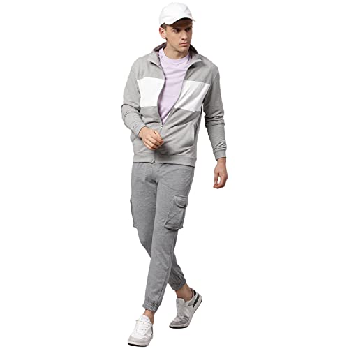 Image of HIGH Star Men's Fleece Colorblock Hooded Sweatshirt