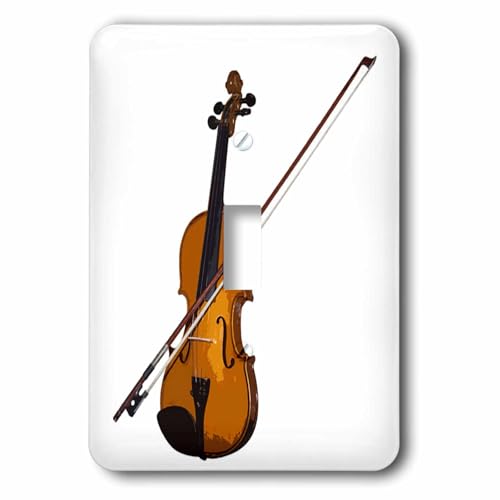 Interrupteur à bascule pour violon 3dRose avec finition soignée