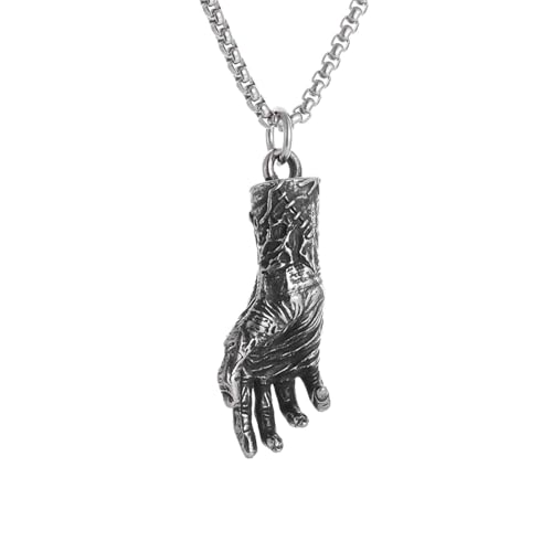 Collier Nero Demon Buster main démoniaque, le cadeau gothique parfait pour amateur de bijoux punk