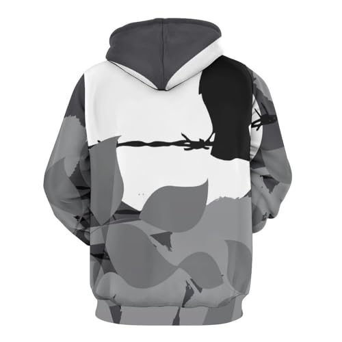 Manche longue hoody sweatshirt pull avec capuche protectrice taille S