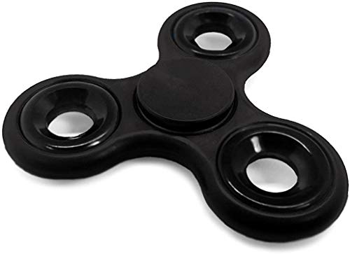 Spinners Plastic Finger Toy Stress Reducer Fidget Spinner, Black