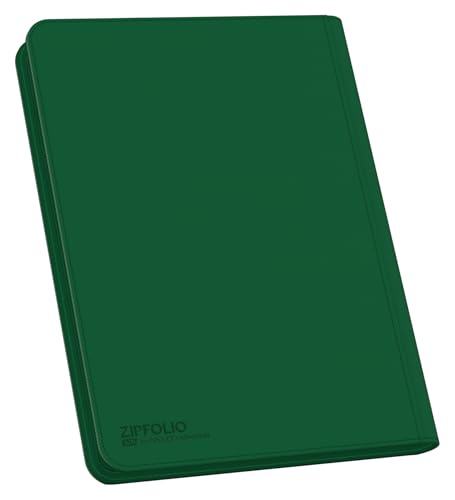 Image of Ultimate Guard Zipfolio 320 - 16 Pocket Xenoskin Green