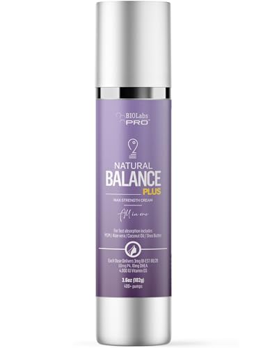 BIOLABS PRO Bioidentical Combination Cream - Maximum Strength Blend - Luxury Bottle Precision Pump - 3.6oz
