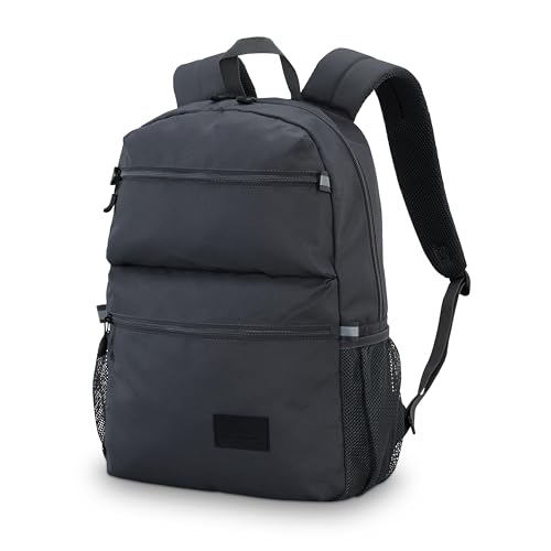 Image of High Sierra Everclass Backpack - Travel or Work Laptop Bookbag with 360 Reflectivity, Dual Water Bottle Pockets & Fits Laptops Up To 15.6 inch, One Size, Mercury