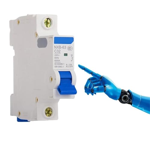 Disjoncteur DZ47 évitant les surchauffes électriques sur vos lignes de 40A en 230V