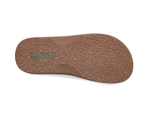 Image of Sanuk On the Rocks Men's Beach Sandals | Flip Flops for Men | Quick Dry Flip-Flop Slides | Supportive & Lightweight | Arch Support Footbed