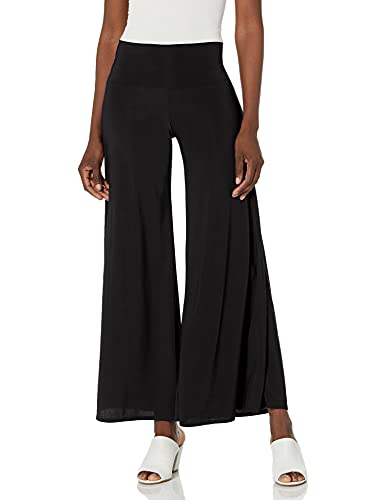 Star Vixen Women's Stretch Ity Knit Wide-Leg Palazzo Pant