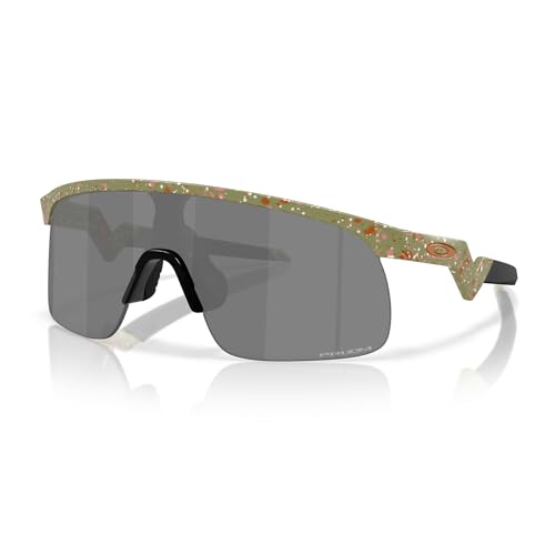 Oakley Resistor OJ9010 901032 23MM Fern Terrazzo/Prizm Black Shield Junior Sunglasses for Boys for Girls