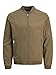 JACK & JONES Herren JJERUSH Bomber NOOS 12165203,Dusky Green,L