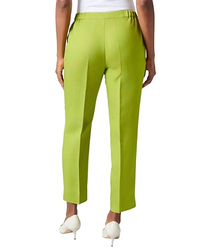 Kasper Women's Fly Front Elastic Back Pant W/Side Slit3