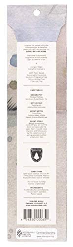 Juniper Ridge All-Natural Aromatic Campfire Incense - Long-Lasting Bamboo Sticks - Aromatherapy & Meditation Therapy - No Synthetic Fragrance - Sweetgrass - 20 Count #TOP1