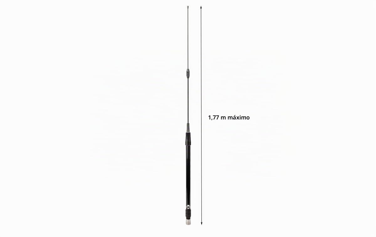 SRT-M-302-TITAN Antena móvil HF 7 a 30/50/144/430 MHz
