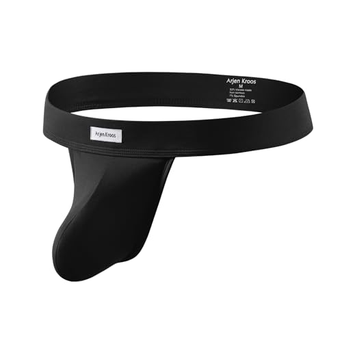 Arjen Kroos Jockstraps for Men Sexy Thong Underwear Dual Pouch Jock Strap Athletic Supporter