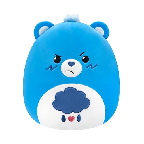 Squishmallows Original Care Bears 12in Grumpy Bear – Official Jazwares Plush (Medium-Sized)